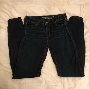 American Eagle Dark Wash Jeggings | sz 8 Long